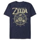 Camiseta Nintendo Zelda Circuito para Homens - Azul Marinho - Tamanho L