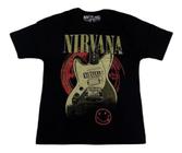 Camiseta Nirvana Banda de Grunge Rock Guitarra Blusa Adulto Unissex Mr346 BM