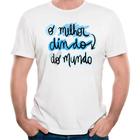 Camiseta o melhor dindo do mundo camisa padrinho presente