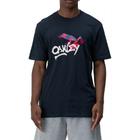 Camiseta Oakley Frog Graphic WT24 Masculina Navy Blue