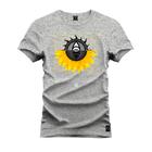 Camiseta Olho Girasol Algodão Estampada Unissex Nexstar Varias Cores