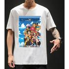 Camiseta One Piece Luffy Zoro Sanji Usopp Franky Nami Robin Chopper