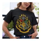 Camiseta ou Baby Look Harry Potter Logo Casas Hogwarts Clube Comix 253398