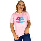 Camiseta outrubro rosa e novembro azul luta conta o cancer