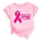 Camiseta Outubro Rosa Baby Look Envio Imediato Campanha Nova