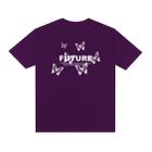 Camiseta Oversized Basic Streetwear Fio 30.1 Unissex Estampada Future Butterfly