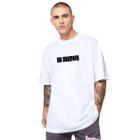 Camiseta Oversized Branca Fé Pra Tudo Gola Redonda Street