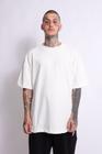 Camiseta Oversized Gola Alta Larga Basic Lisa Streetwear Masculina