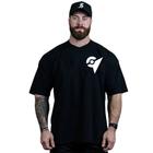 Camiseta Oversized Masculina Básica Estampa Personalizada Gym Poke Manga Curta Gola Redonda Corte Largo Algodão