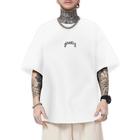 Camiseta Oversized Masculina Estampa Disaster Casual Camisa Moda Streetwear Tendência Estilosa