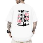 Camiseta Oversized Masculina Estampa Sick of This Life Moda Streetwear Confortável Estilosa