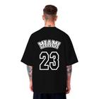 Camiseta Oversized Masculina Miami 23 Streetwear Academia