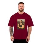 Camiseta Oversized Masculina Treino Academia Maromba Monalisa Fitness