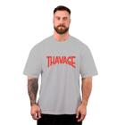 Camiseta Oversized Masculina Treino Academia Maromba Thavage