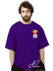 Camiseta Oversized Personalizada Estampada Masculina Algodão Estampada Gola Careca Ref 15