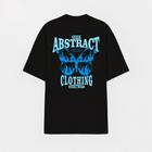 Camiseta Oversized StreetWear Algodão Abstract Clothing Street