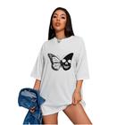 Camiseta Oversized Streetwear Butterfly Death