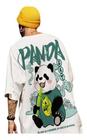 Camiseta Oversized Streetwear - Panda Academia para Treino