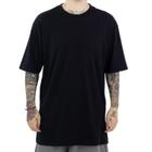 Camiseta Oversized Streetwear Preta Basic 100% algodão Camisa Lisa