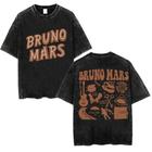 Camiseta Oversized Unissex Bruno Mars - Vintage, Lavada, Solta e Gola Redonda