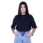 Camiseta Oversized Unissex Gola Alta Algodão Lisa Sem Estampa Masculina e Feminina Diversas Cores