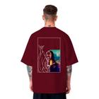 Camiseta Oversized Unissex Streetwear Maromba Monalisa