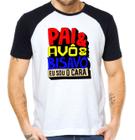 Camiseta pai avô bisavô eu sou o cara camisa vovô