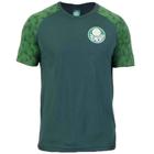 Camiseta palmeiras raglan effect squares verde - SPR