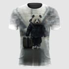 Camiseta Panda de Blusa Indo Viajar