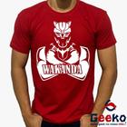 Camiseta Pantera Negra 100% Algodão Wakanda Forever Black Panther Geeko