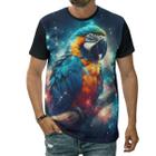 Camiseta Papagaio Ave Pássaro Animal Natureza Árvore Selva