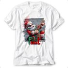 Camiseta papai noel camisa natal rock roll blusa feliz natal