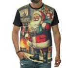 Camiseta Papai Noel Com Presentes De Natal Santa Claus