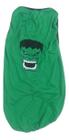 Camiseta Para Cães Super Heróis Hulk Verde Tamanho Eg