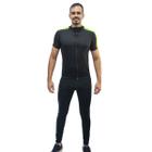 Camiseta para Ciclismo DA Modas com Friso na Manga em Dry Fit Masculino