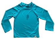 Camiseta para Praia Ecoeplay FPS 50+ Azul Turquesa