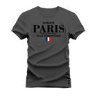 Camiseta Paris France Confortável Estampada Nexstar 100% Algodão