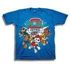 Camiseta Paw Patrol Boys Group de manga curta 2T azul royal