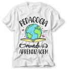 Camiseta pedagogia professor blusa professora professores