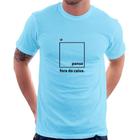 Camiseta Pense fora da caixa - Foca na Moda
