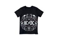 Camiseta Personalizada AC-DC Tecido Premium 30.1