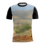 Camiseta Personalizada Animal Paisagem Natureza Bichinhos 2