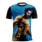 Camiseta Personalizada Aquaman Rei Atlântida Estilo Único 15