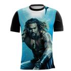 Camiseta Personalizada Aquaman Rei Atlântida Estilo Único 6