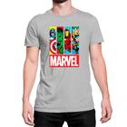Camiseta Personalizada Capitao America Hulk Homem de Ferro Thor
