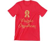 Camiseta Personalizada Dia Dos Pais Presente Melhor Pai Vermelho