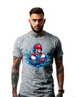 Camiseta Personalizada Estampa Mario DJ Masculina Algodão Estampada Gola Careca Ref 18