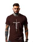 Camiseta Personalizada Estampada Religiosa Crista Jesus Unissex Malha 100% Algodao Linha Premium