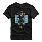 Camiseta Personalizada New Monkey DJ Macaco Artista Style