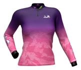 Camiseta Pesca Camisa Blusa Feminina Presa Viva Proteção Solar Uv Pv 13